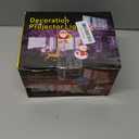 Moukeren Hanukkah Projector Light with 1 Film Upgraded Holiday Projector with 3D Ocean Wave & Patterns Menorah Lights Outdoor Reflectors Waterproof Landscape Decorative Lighting Projection Lamp