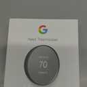 Google Nest Thermostat - Smart Thermostat for Home - Programmable Wifi Thermostat - Snow 