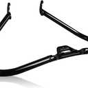Black Engine Guard Highway Crash Bar Fits for Harley Softail Models 2018-2024 Breakout FXBR Deluxe FLDE Heritage Low Rider FXLRST Fat Bob Fat Boy Street Bob Slim Sport Glide