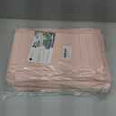 Casa Lino Bath Towel Set of 8 (2 Bath Towels, 4 Wash Cloths & 2 Hand Towels for Bathroom) - 100% Cotton - Highly Absorbent & Quick Dry - Guest Room Essentials for Bathroom Set - (Blush Pink)