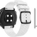 Watch Bands Compatible with Polar Vantage M / M2 / Vantage Grit X/X Pro, 22mm Soft Silicone Replacement Strap