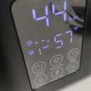 6L Humidifiers for Bedroom Large Room Home,Cool and Warm Humidifier for Baby and Plants Hot Mist Top Fill Desk Humidifiers Oil Diffuser,Quiet,Adjustable Mist,360°Nozzle-Black(2026 Upgraded)