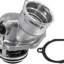 X AUTOHAUX 2722000115 Engine Coolant Thermostat Housing Assembly for Mercedes-Benz C250 C280 C300 CLK350 ML350 ML450 R350 S400 SLK280 SLK300 SLK350 2005-2012 2722000415