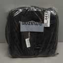 Zipper Binder 700-Sheet 3-inch D Ring with Multiple Pockets Folder,Up 14" Laptop Detachable Backpack Straps & Shoulder Use for Office (Black)