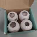 Child Safety Door Knob Cover (4 Pack) Hard-to-Remove Dual-Lock Door Handle Covers for Kids - Reusable Baby Proof Door Knob Locks - Installs Easily, No Tools Needed (White)