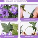 HyeFlora Artificial Flowers for Outdoors 2PCS Faux Petunias Silk Fake Flowers for Outside Planter UV Resistant Realistic Home Garden Porch Decor (Purple)