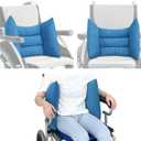 Lateral Support for Wheelchair Back Support Cushion for Pressure Relief Folding Pads Improving Better Posture Sitting Assist Wedge for Elderly Disabled Stroke Patients in Recliner Wheelchair