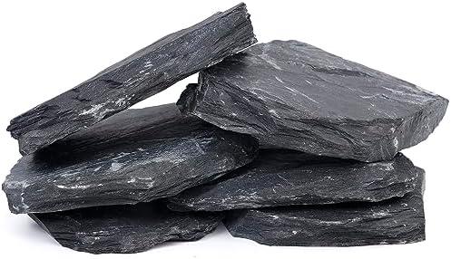 Amazon.com : FISCAPE 6 Natural Aquarium Rocks 6" to 8" Perfect Rocks for Aquariums, Landscaping Model,Tank Decoration, Amphibian Enclosures-Slate Rocks : Pet Supplies