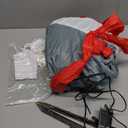 Christmas Inflatable Elephant 4.5ft Festive Decoration Cute Design with Santa hat and red Bow LED Lights Suitable for Yard, Garden, Lawn Festive Outdoor Decoration Christmas Inflatable Decoration