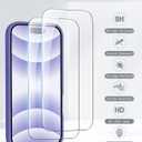 OTOFLY Compatible with iPhone 16 Case, Compatible with MagSafe, Shockproof Magnetic Silicone Case for iPhone 16,[Military Grade Protection] [2 Pack Screen Protectors], Flower Blue