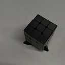 3x3 Metal Magic Cube Black Puzzle Cube Toy Gift for Kids and Adults