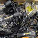 ZOTOYI Outdoor String Lights50FT Patio Lights with 27 Vintage Edison Bulbs (2 Spare)ST38 Waterproof Outside Hanging Light for Backyard, Bistro, Cafe, Gazebo, Porch Decor, Dimmable 2700K