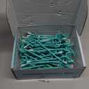 HUHOLE Pegboard Hooks 4 Inch 50PC, Blue Peg Board Hooks, Fit 1/4" or 1/8" Pegboard, Ideal Peg Board Organizer Accessories for Garage Tool Organization, Wall Storage (Blue, 4 Inch)