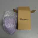 Ergonomic Wireless Mouse with USB Receiver for PC Computer, Laptop and Desktop, Ergo Mouse Vertical with Silent Clicks Long Battery Life, Up to 1600 DPI & 1 AA Battery Powered, Purple