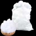 fxnx 7 Ounce White, Fluffy and Soft Fake Snow - Can be Used for Artificial Snow & Fake Clouds, Suitable for Christmas Decorations Nativity and Gifts, Cotton for Decoration (7.05 Ounce/ 200 G)