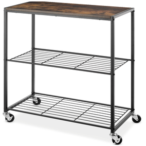 Whitmor Modern Industrial 3-Tier Shelf 13×26.5 in (33×67.3×69.9cm)