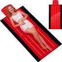 Red Light Therapy Mat for Fully Body, Red Light Blanket Dual Wavelength 660nm & 850nm Infrared Red Light Therapy Pad, Ideal for Home/Office/Men/Women/Elderly 74.8inch*33.46inch 360 LEDs