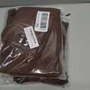 2 x Wolkemer Set of 4 Chocolate Cloth Napkins 17 x 17 Inches Solid Washable Polyester Dinner Napkins with Hemmed Edges for Dinners Parties Weddings Banquets Events Table Decoration