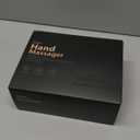 WUX Hand Massager with Heat Compression Relief, 3 Massage 4 Temperatures 5 Compression Models Therapy Glove, Arthritis & Wrist Carpal Tunnel Muscles Pressure Point Therapy, Ideal Gifts for Women/Men (Black)