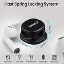 3 x Cord Organizer [Fast Lock] 6 Pack GRIPNEST Black Cable Management [Easy Grip] Cord Holder Clips, Adjustable Strong Adhesive Wire Holders for Cords, Desk, Office, Home, Car, or Nightstand.