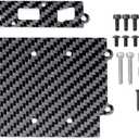 QUE-T Carbon Fiber ESC Mounting Plate ESC Receiver Tray for 1/6 TRX XRT 8S-MAX6 RC Car