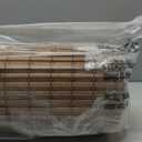 LazBlinds Cordless Bamboo Roman Shades, 34.5x64, Highfield Teak
