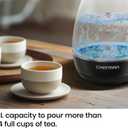 Chefman 1L Electric Tea Kettle with LED Lights, Automatic Shut Off, Removable Lid, Boil-Dry Protection, Hot Water Electric Kettle Water Boiler, Electric Kettles for Boiling Water