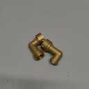 Twinkle Star Garden Hose Elbow Connector 90 Degree Brass Hose Elbow(2pcs) 3/4" Heavy Duty Hose Adapter with 2 O-rings Brass Garden Hose Elbow Solid Brass Adapter