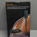 BESTTEN Outdoor Power Stake with 30ft Ultra Long Extension Cord, 3-Outlet Power Strip with Weatherproof Protective Covers, ETL Listed, Green