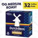 Dutch Bros OG Medium Roast, 32 Ct, Medium Roast, Single Serve Coffee Pods (EXP 12/14/27)