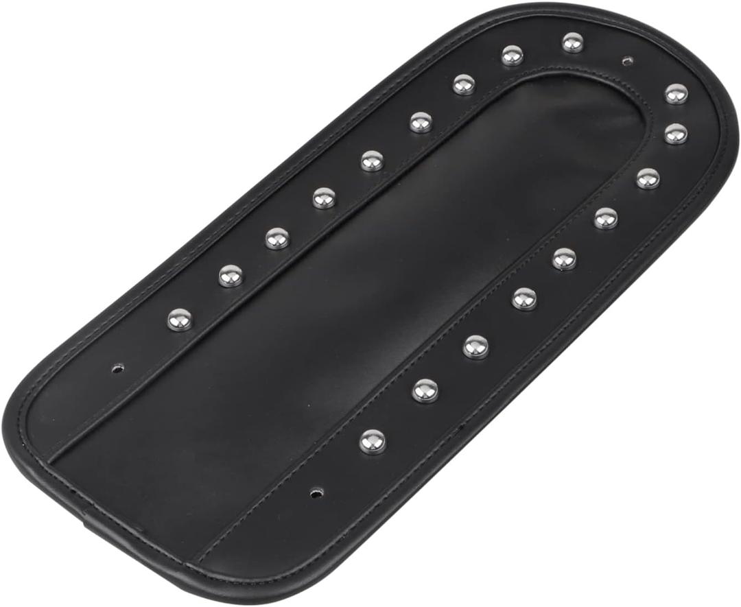 Studded Rivet Leather Rear Fender Bib Solo Seat for Harley FLSTC Softail Heritage Classic 2000-2017 FLSTN Softail Deluxe 2005-2011
