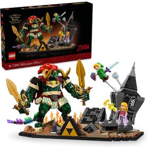 LEGO The Legend of Zelda: Ocarina of Time – The Final Battle - Building Set for Adults, Ages 18+ - Nintendo Collectible with Link & Zelda Minifigures - Bedroom or Game Room Decor - 77093