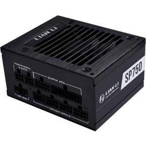 Lian Li SP750 V2 Gold 750 Watt SFX Form Factor Power Supply | Native 12V-2x6 Cable - Low Noise - 80+ Gold Efficiency - ATX 3.1 & PCIe 5.0 Compliant - 92mm FDB Fan - Black (SP750G.B)