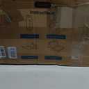 Foldable Mattress Full Memory Foam Tri Folding Pad Washable, 73x52x4" White