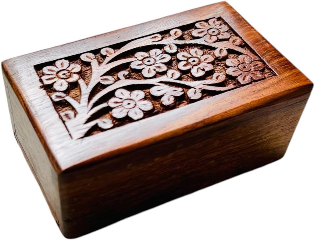 Pet Ashes Box - Wooden Pet urn - Cremation urn Box - Small wooden urn - Pet Burial box for cat ashes - dog urn - Wood Urn for Human Ashes