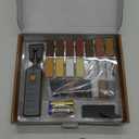 Laminate Floor Repair Kit with Heat Pen, 11 Color Wood Vinyl Floor Furniture Repair Kit Linoleum Repair Hard Wax Touch Up Marker Cover Scratches, Stains, Cracks, Holes for Door, Cabinet, Table