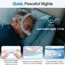Cushion for Airfit N30i - IBEET 2-Pack Nasal CPAP Mask Cushion Replacement for N30i Nasal Cushion - Stay Put for Leak-Proof Seal, Medium (Purple)