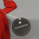 One Piece Lace Up Swimsuit for Women Tummy Control Slimming Bathing Suits Cut Out Push Up Swimwear (Large, Red)