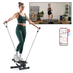 Sivvy Health & Fitness Smart Twist Stepper with Resistance Bands