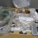 oneisall Dog Grooming Vacuum, Pet Grooming Vacuum with Clipper Nail Grinder, 1.5L Dust Cup Dog deshedding Brush with 7 Tools for Shedding Pet Hair, Home Cleaning(Blue)