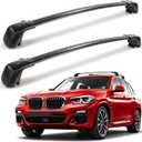 350 LBS Roof Rack Cross Bars Fit for BMW X3 G01 2018-2026 (Not for G45), Lockable Aluminum Crossbars Rooftop Cargo Carrier for Luggage Bike Kayak Ski