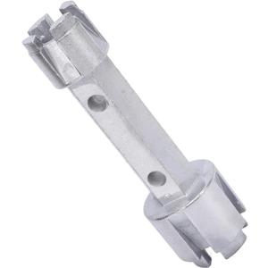 Tub Drain Remover Wrench, Double Ended Shower Drain Wrench Remover Tool for Bathroom Bathhouse Sink Tub Drainage Pipe Plumbing, Aluminum Alloy