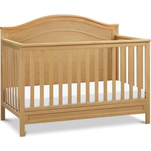 Davinci Charlie 4-in-1 Convertible Crib in Honey, Greenguard Gold Certified, 54.8"L x 30.5"W x 43.8"H