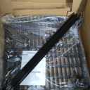 16 Panels No Dig Garden Fence with Gate, 32in x 38.6ft Decorative Dog Fence Outdoor for Yard, Tall Animal Barrier Fencing Rustproof Metal Garden Edging Border, Temporary Fencing for Outdoor, Patio