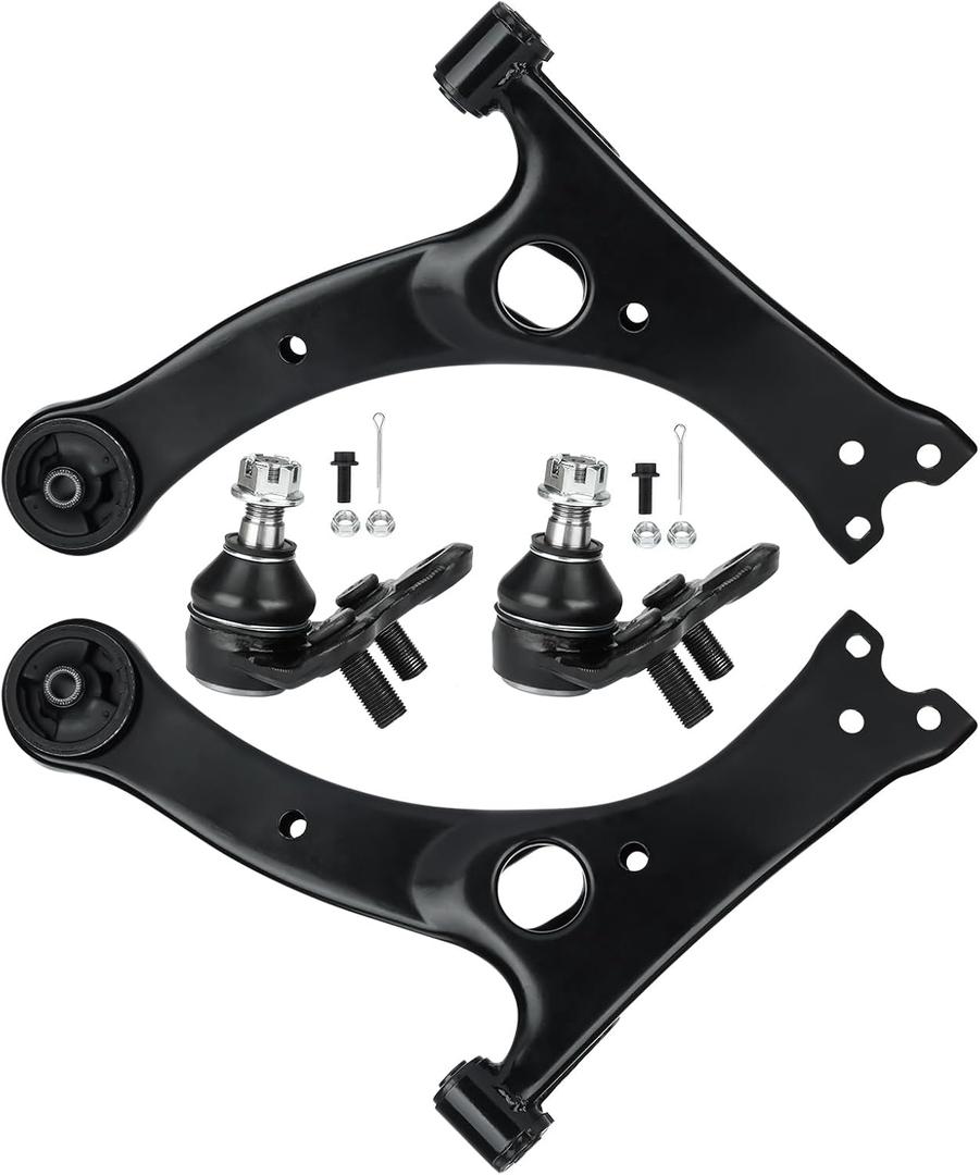 K640360 K640361 Front Lower Control Arm w/Ball Joint Fit for Toyota Corolla 2003-2008 for Celica 2000-2005 Driver Passenager Side- 4pcs