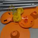 Tuszom Boat Cover Support Pole Systems with Anti-UV PE Ropes & 9" ABS Base, Highly Stable Windproof Support Pole - Adjustbale 1-1/8" in Diameter for V-Hull/Pontoon/Jon Boat Cover (2 Pack)