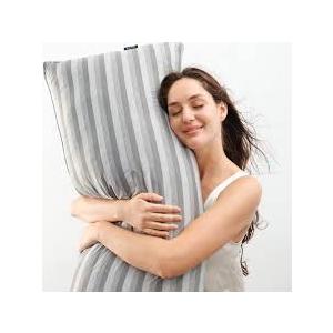 ZonLi Cooling Body Pillows for Adults, Quilted Long Pillow for Bed (Blue)