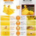 98 Inch Giant Duck Inflatable Slide for Swimming Pools, 98 x 51 x 51 inches