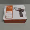 KMM Handheld Car Vacuum Cleaner, 9000PA Vacuum Cleaner & Air Duster, 120W High Power Vacuum Portable Cordless, Hand Held Vacuum Rechargeable with Multi-Nozzles & LED Light for Home, Car, Office (Black & Orange)