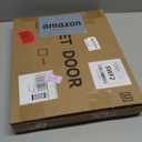 Dog Gate Indoor,18"-45" Adjustable Extra Wide Metal Short Dog Gate to Step Over, 10" Tall Small Pet Gate with 3 Extension Kits, Pressure Mounted for Doorways & Stairs Black